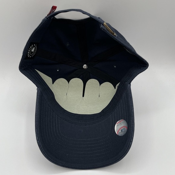 Washington Nationals 47 Brand Hat Cap Strap Back Navy Blue MLB Clean Up NEW - Picture 6 of 8